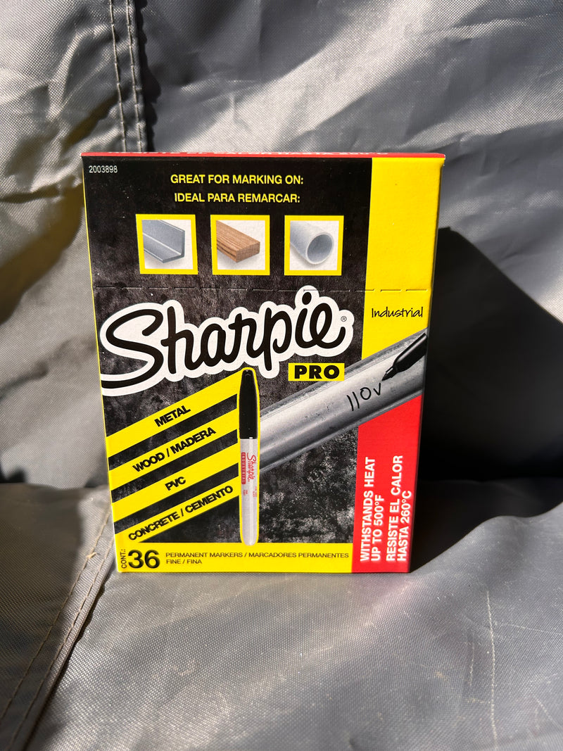 Sharpie Pro packs of 36 fine tip permanent markers