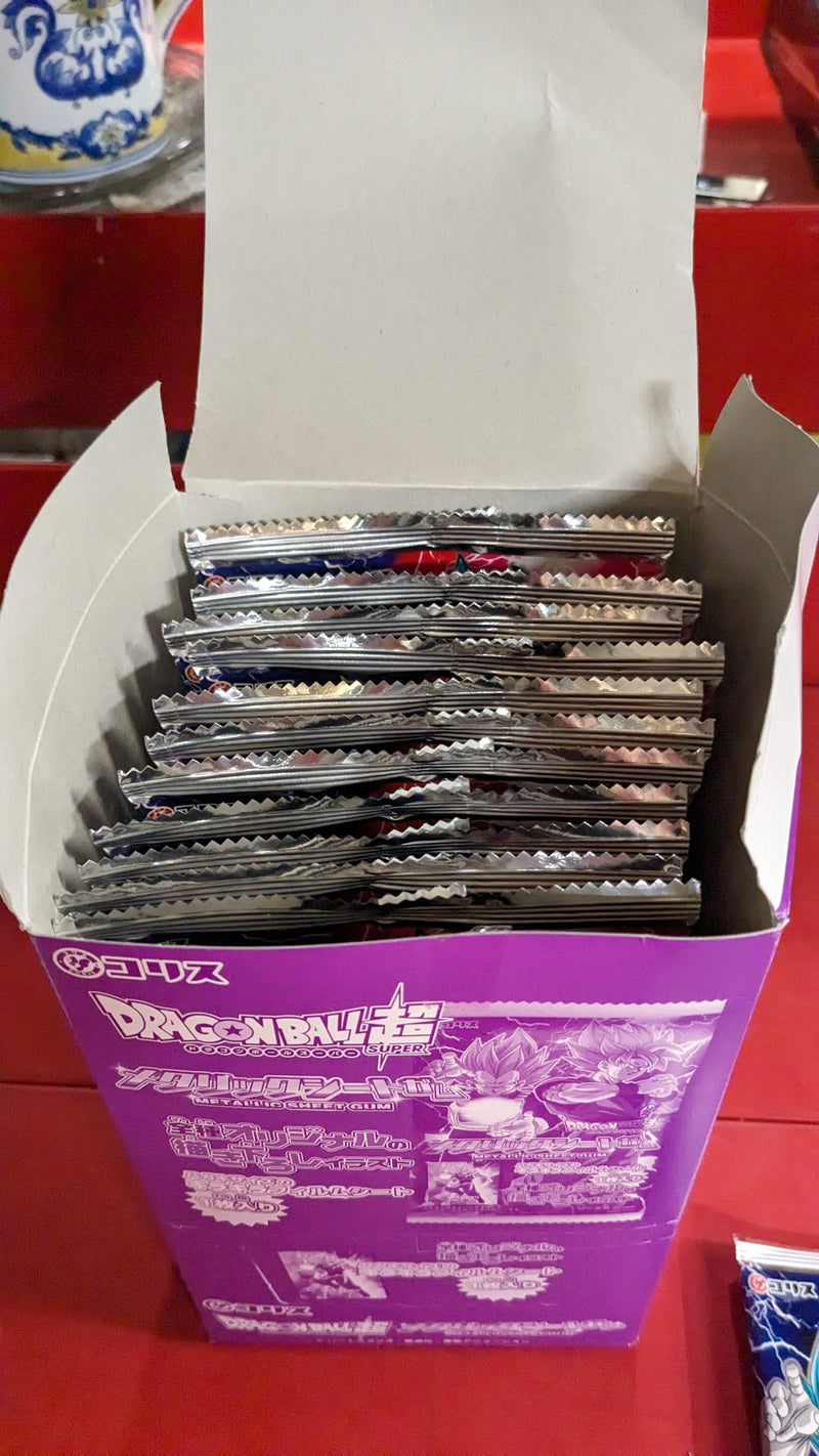 Bulk buy 15 packs -  Coris Dragon Ball Metal Sheet Gum