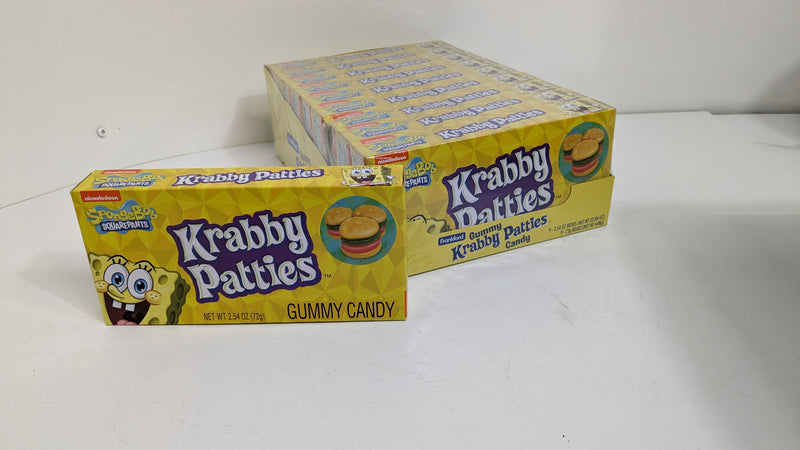 SpongeBob SquarePants Krabby Patties Gummy Candy Theater Pack
