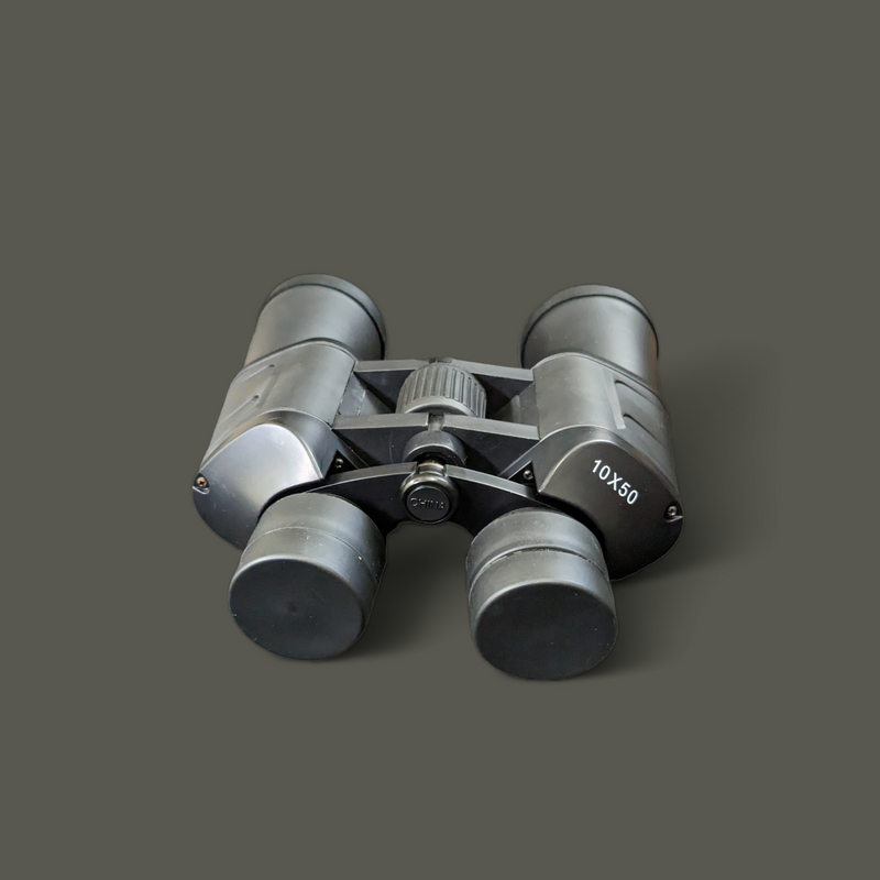 Optic 1050 Black Binoculars With Carrying Bag And Wiping Cloth