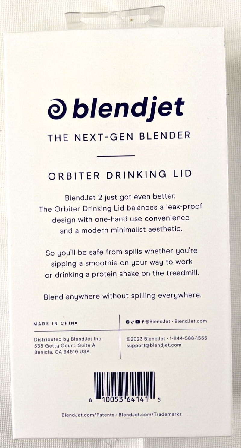 BlendJet  Orbiter Drinking Lid (compatible with Blendjet 2)