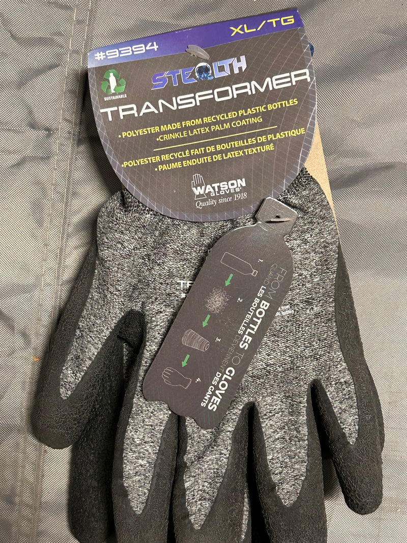 Watson Gloves Stealth transformer xl glove rubber dip
