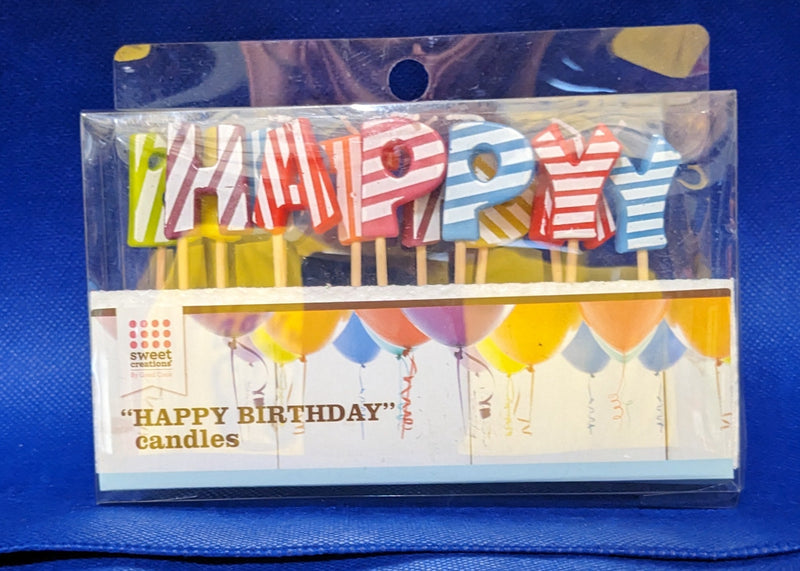 "Happy Birthday " candles