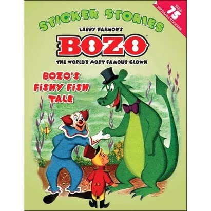 Bozo's Fishy Fish Tale: A Sticker Stories Book - kids book - 2guysonline.ca