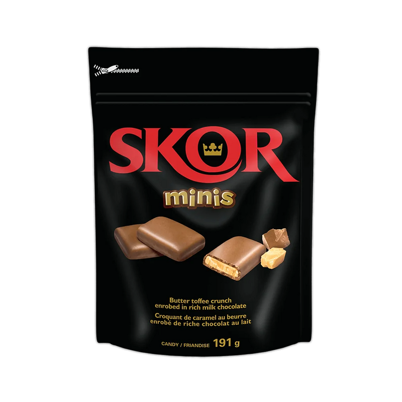 SKOR Minis Milk Chocolate with Crisp Butter Toffee (191g)
