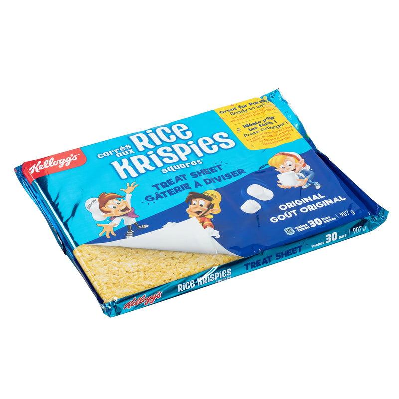Kellogg's Rice Krispie Cereal Bars Treat Sheet -  30 Bars - 907g
