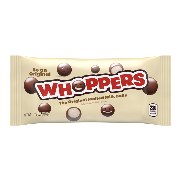 WHOPPERS Malted Milk Balls Candy Packs, 1.75 oz