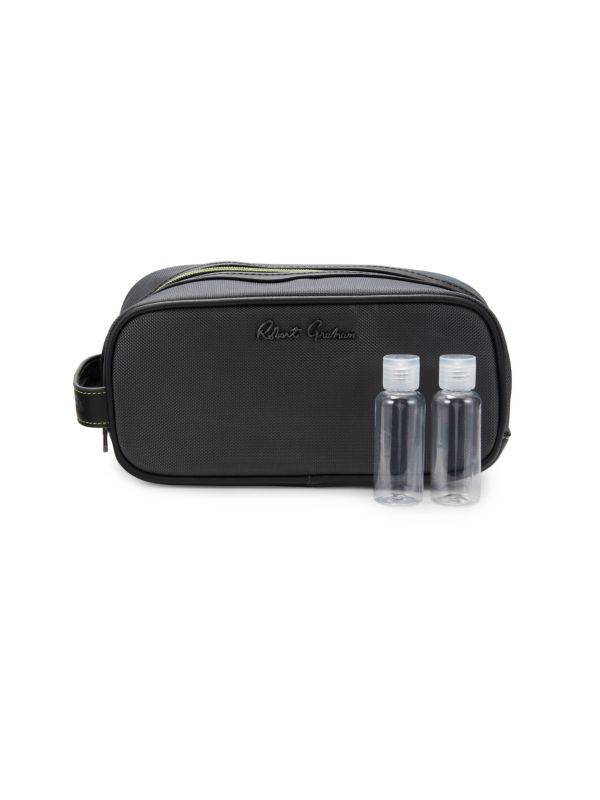 Robert Graham Hydrus 3-Piece Travel Bottles & Toiletry Bag Set