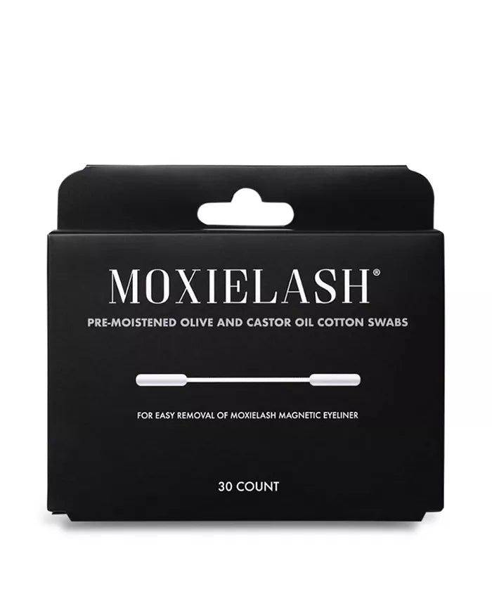 Moxielash-- pre moistened Olive and Castor oil cotton swabs--30pcs.