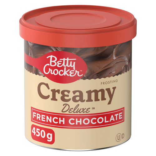 Betty Crocker Creamy Deluxe Frosting French Chocolate (450g)