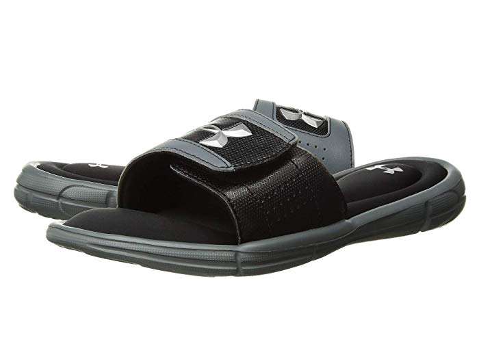 Under Armour Kids Ignite V Slides (Black/ US 4Y)