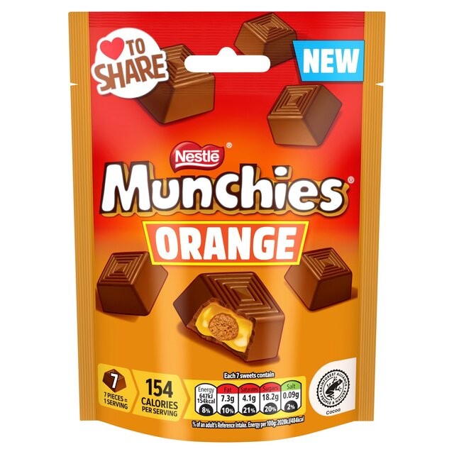 Nestle Munchies Orange Sharebag 100g