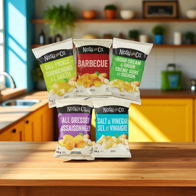 Nosh & Co. Potato Chips 130 g - Canadian