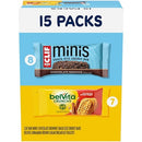 Snack Variety Pack: CLIF BAR Minis Energy Bars & BelVita Crunchy Breakfast Biscuits, 15 Snack Packs