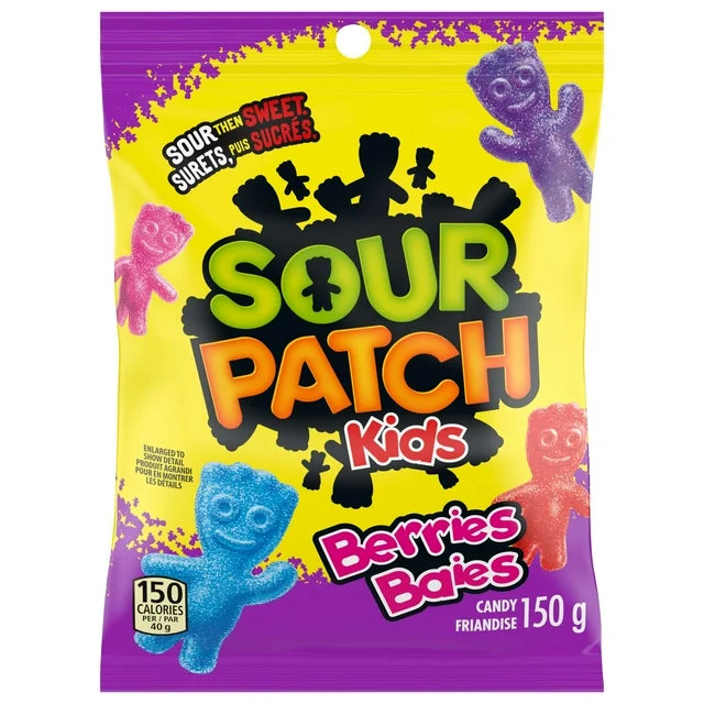 Sour Patch Kids Berries Gummy Candy (150g)