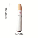 Decorative Cigarette Shaped Woven Polyester Pillow - "No Smoking" Embroidery