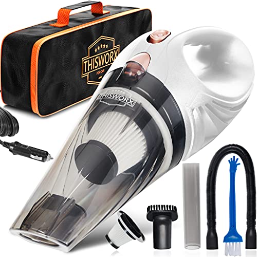 ThisWorx Car Vacuum Cleaner Handheld Vacuum with Accessories Kit