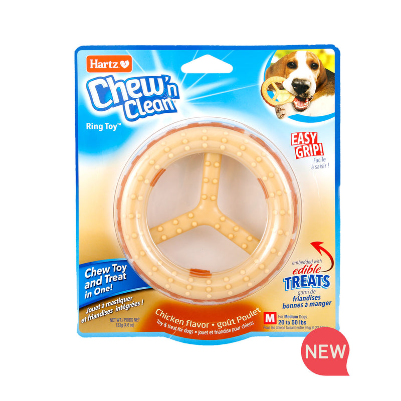 Hartz® Chew 'n Clean® Ring™ Dog Toy