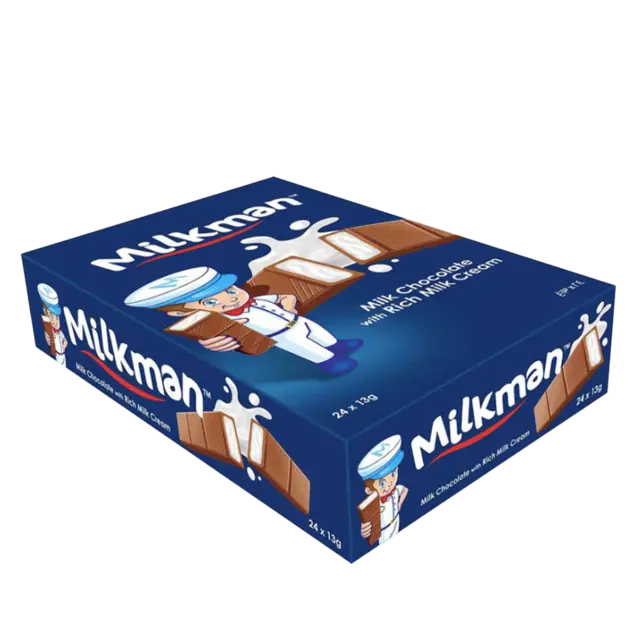 Milkman Milk Chocolate With Rich Milk Cream - 12x 26g