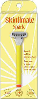 Skintimate Spark Women's Razor, 1 Razor Handle and 2 Refills