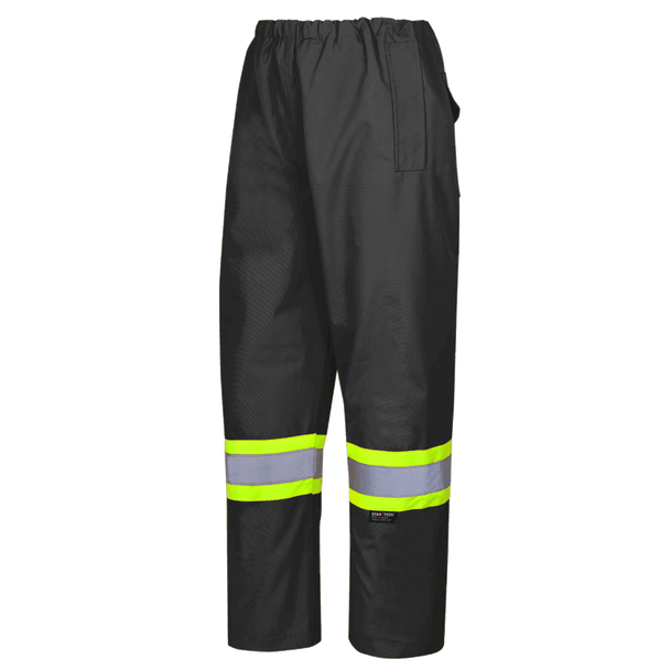 pioneer--Hi-Vis 100% Waterproof Rain Pant -Black size small