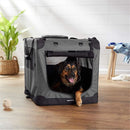 Amazon Basics Premium Folding Soft Pet Dog Crate Carrier Kennel