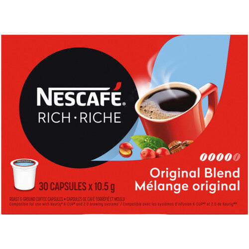 Nescafé Rich Coffee Pods Original Blend (30 Capsules)