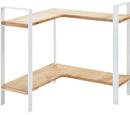Wenko Acacia and Metal Corner Shelf
