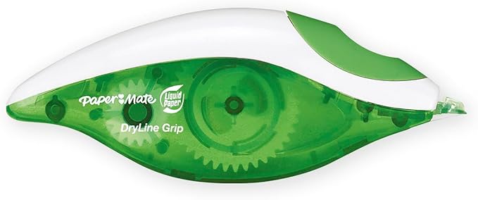 Paper Mate Liquid Paper DryLine Grip Correction Tape, 3 Count