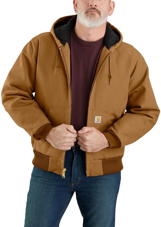 Carhartt Men's Small J140 Loose Fit Lined Duck Jacket