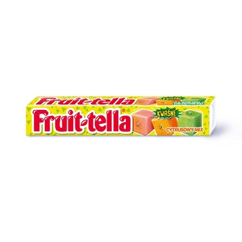 Bulk buy of 3 packs -  Fruittella chewy candies Citrus Mix 41g