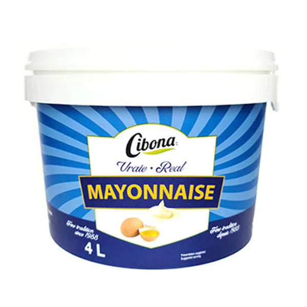 CIBONA - REAL MAYONNAISE 4L Tub - Pick up only