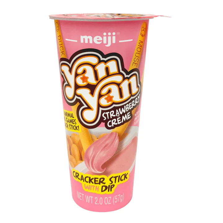 Meiji Yan Yan Strawberry 2oz Cup