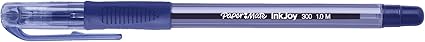 Paper Mate InkJoy 300ST Ballpoint Pens, Medium Point, Blue, Box of 12