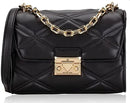 Michael Kors Serena Small Quilted Faux Leather Crossbody Bag
