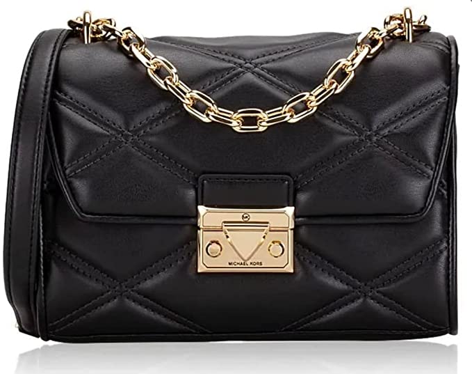 Michael Kors Serena Small Quilted Faux Leather Crossbody Bag