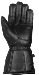 Men Premium Winter Motorcycle Biker Sheep Leather Gauntlet Thinsulate Gloves