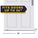 Xcluder 36" Low-Profile Door Sweep -  pick up only