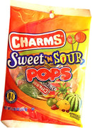 Charms Sweet 'N Sour Pops - 109g