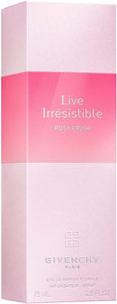 Live Irresistible Rosy Crush Givenchy for Women Eau de Parfum Spray, 2.5 Oz w box