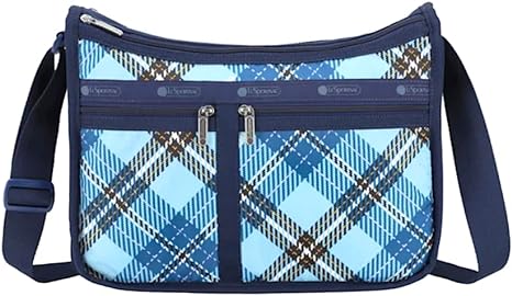 LeSportsac Bold Plaid Deluxe Everyday Crossbody Bag + Cosmetic Bag