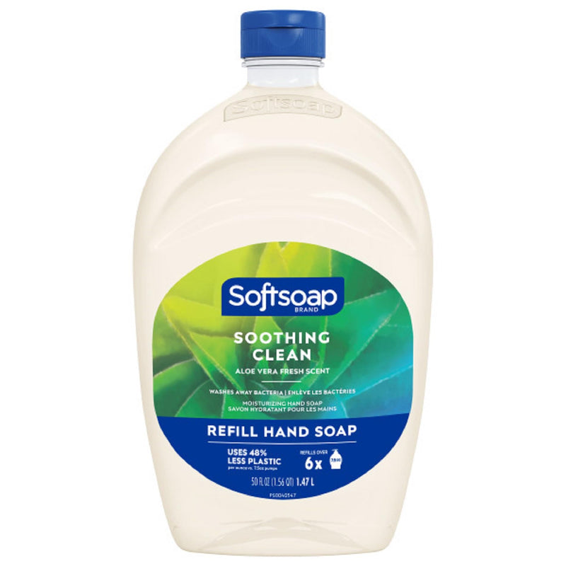 Softsoap Antibacterial Liquid Hand Soap Refill - Clean Aloe Vera 1.47 Liters