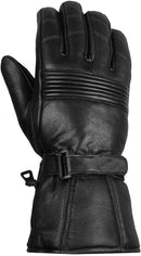 Men Premium Winter Motorcycle Biker Sheep Leather Gauntlet Thinsulate Gloves