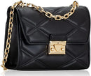 Michael Kors Serena Small Quilted Faux Leather Crossbody Bag
