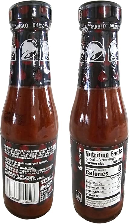 Taco Bell  Diablo Sauce--7.5 oz