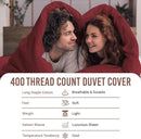 Pizuna Cotton Queen Duvet Cover Set