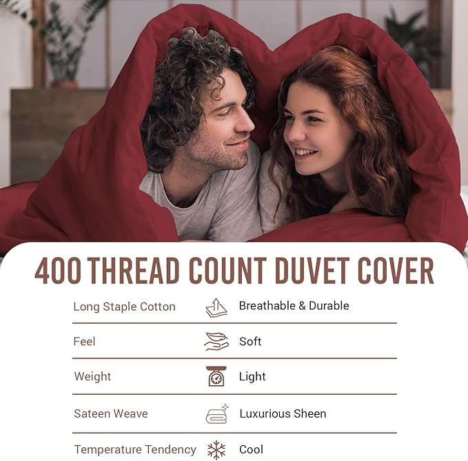 Pizuna Cotton Queen Duvet Cover Set