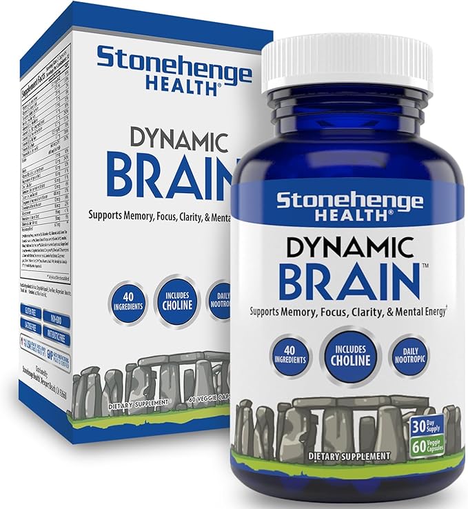 Stonehenge Health--Dynamic Brain--supports Memory, Focus, Clarity & Mental Energy
