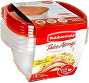 Rubbermaid TakeAlongs Food Storage Containers--set of 4/5.2 cups