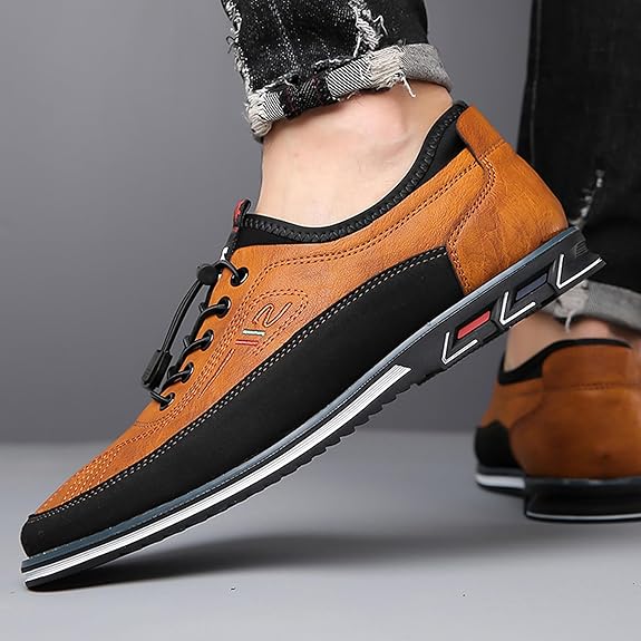 Men's Leather Casual Slip-on Shoes